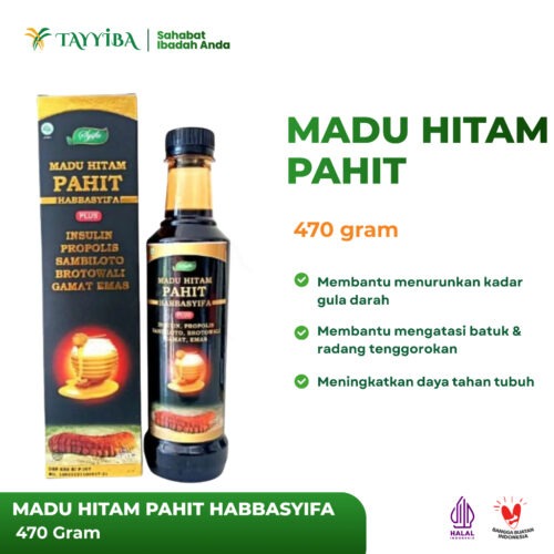Madu Hitam Pahit Habbasyifa Asli.