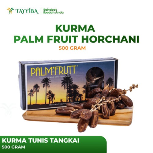 Kurma Palm Fruit Horchani 500gr – Kurma Tunisia Bertangkai Rasa Manis Alami
