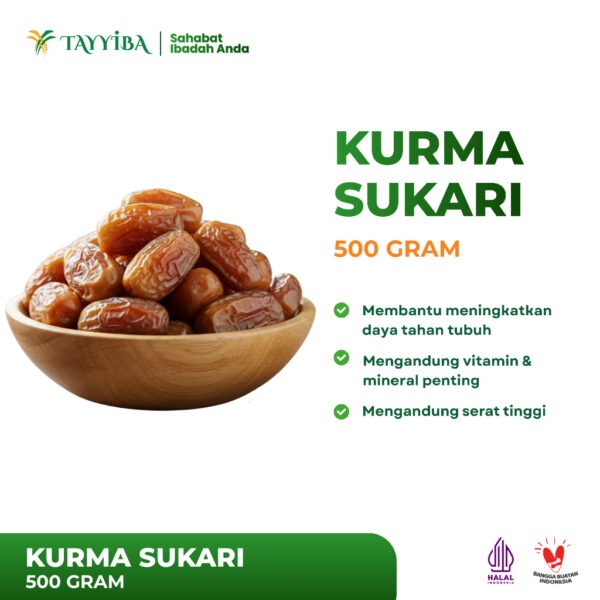 Kurma Sukari Premium 500gr – Kurma Manis Lembut Favorit Keluarga